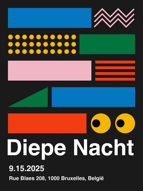 Diepe Nacht, Poster
