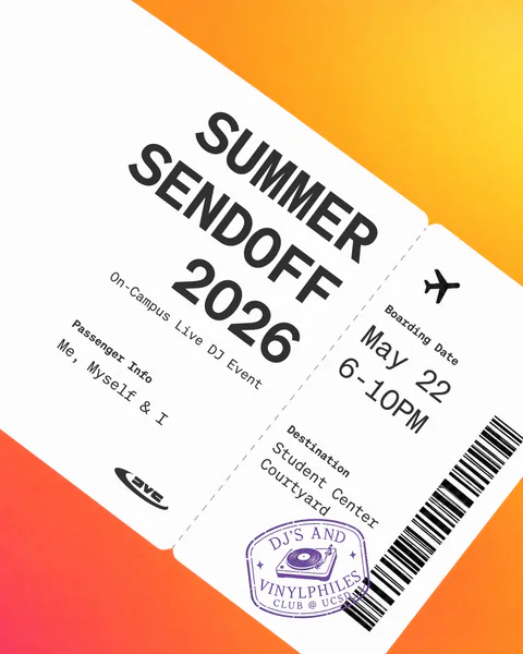 Summer Sendoff 2026, Poster